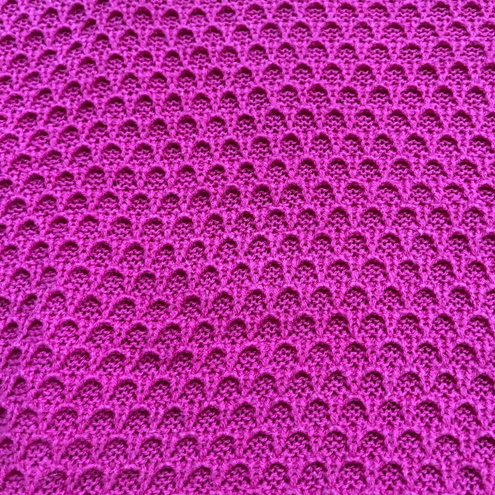 Old Navy XL Magenta Pink Honeycomb Knit Sweater - Picture 7 of 8